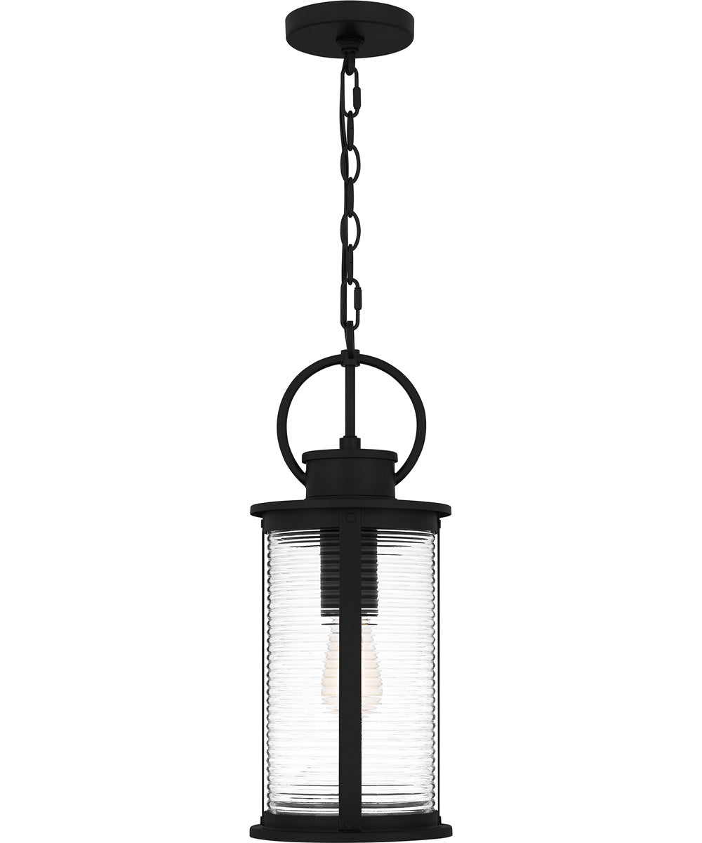 Tilmore Large 1-light Outdoor Pendant Light Matte Black
