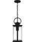 Tilmore Large 1-light Outdoor Pendant Light Matte Black