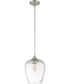 Towne Small 1-light Mini Pendant Brushed Nickel