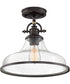 Grant 1-light Semi Flush Mount Palladian Bronze