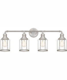 Ludlow Extra Large 4-light Bath Light Brushed Nickel