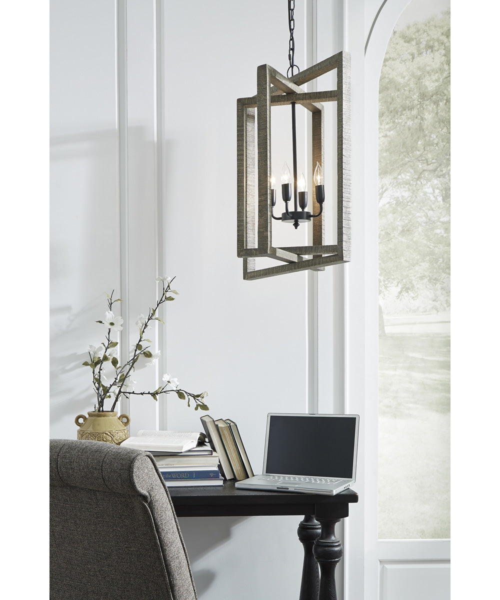 Anakin Wood Pendant Light (1/CN) Gray