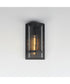 Foundry 1-Light Outdoor Wall Sconce Black