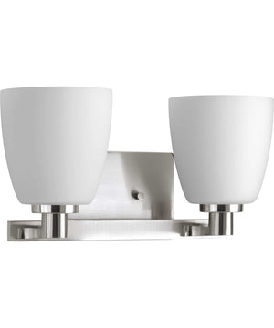 Fleet 2-Light Bath & Vanity Brushed Nickel