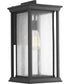 Endicott 1-Light Extra-Large Wall Lantern Textured Black