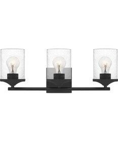 Abner Large 3-light Bath Light Matte Black