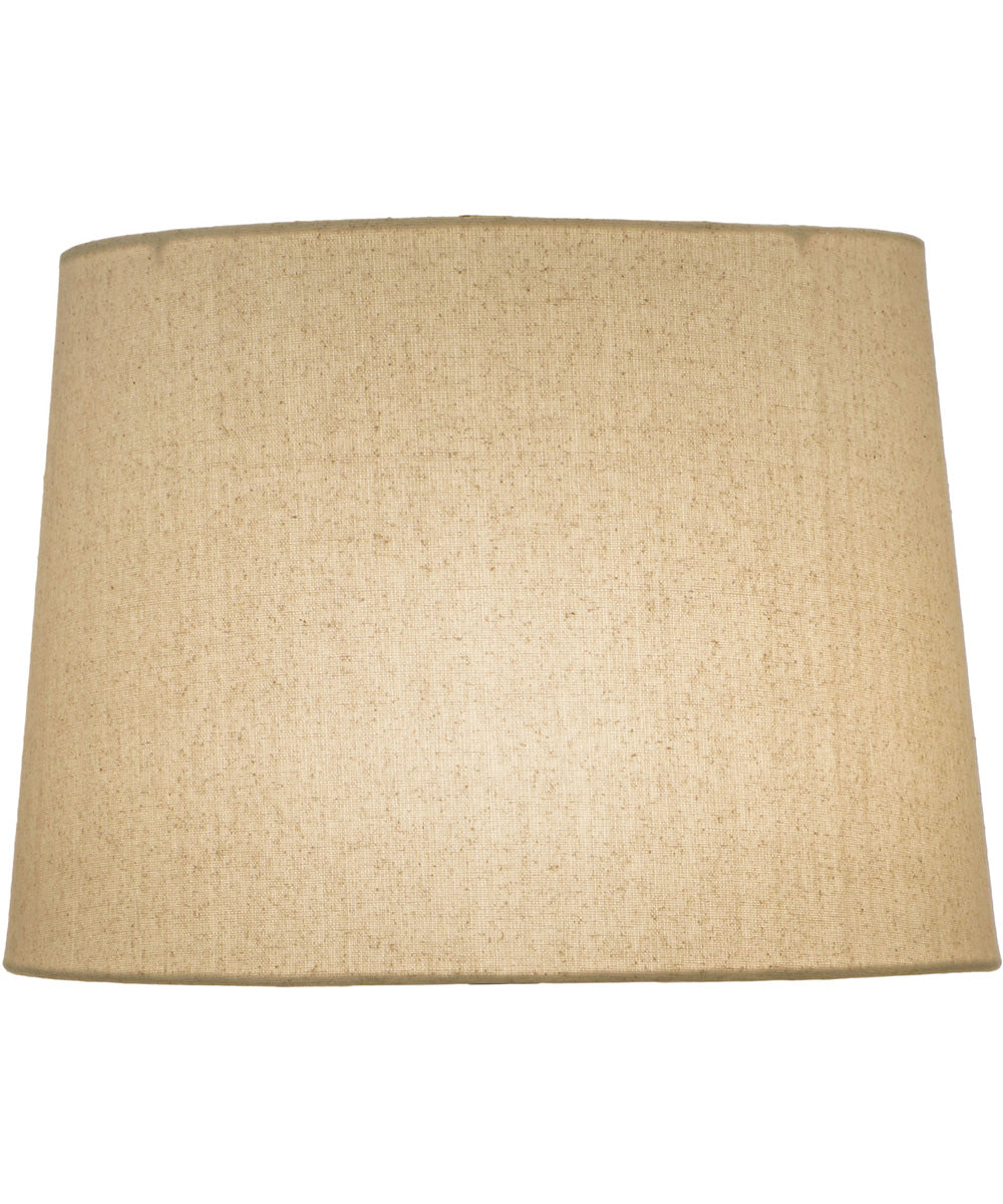 12x14x10 Natural Bombay Tapered Drum Hardback Lampshade