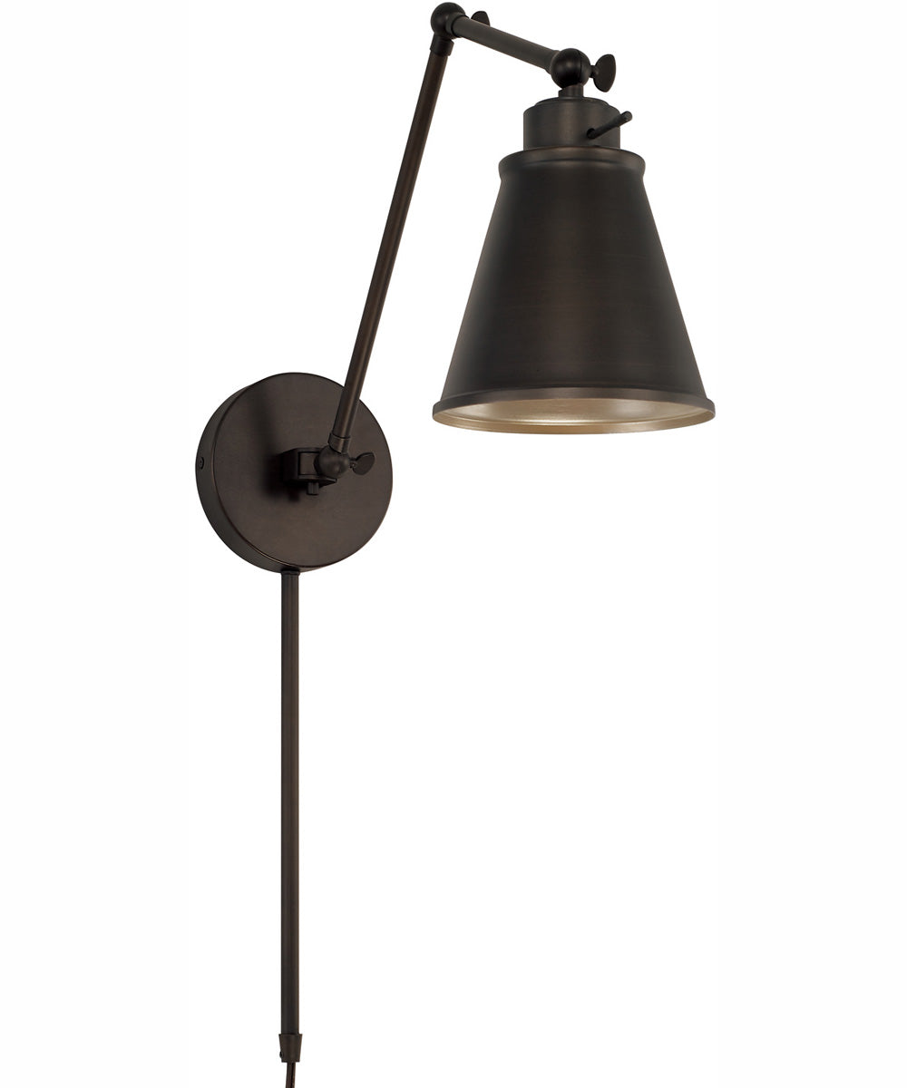 Shay 1-Light Plug In Sconce Oil Rubbed Bronze, 6"W
