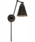 Shay 1-Light Plug In Sconce Oil Rubbed Bronze, 6"W