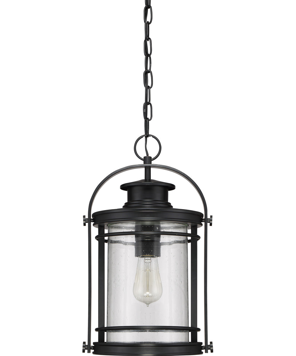 Booker Large 1-light Outdoor Pendant Light Mystic Black