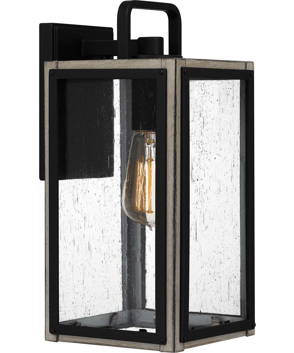 Bramshaw Medium 1-light Outdoor Wall Light  Coastal Armour Aluminum Matte Black