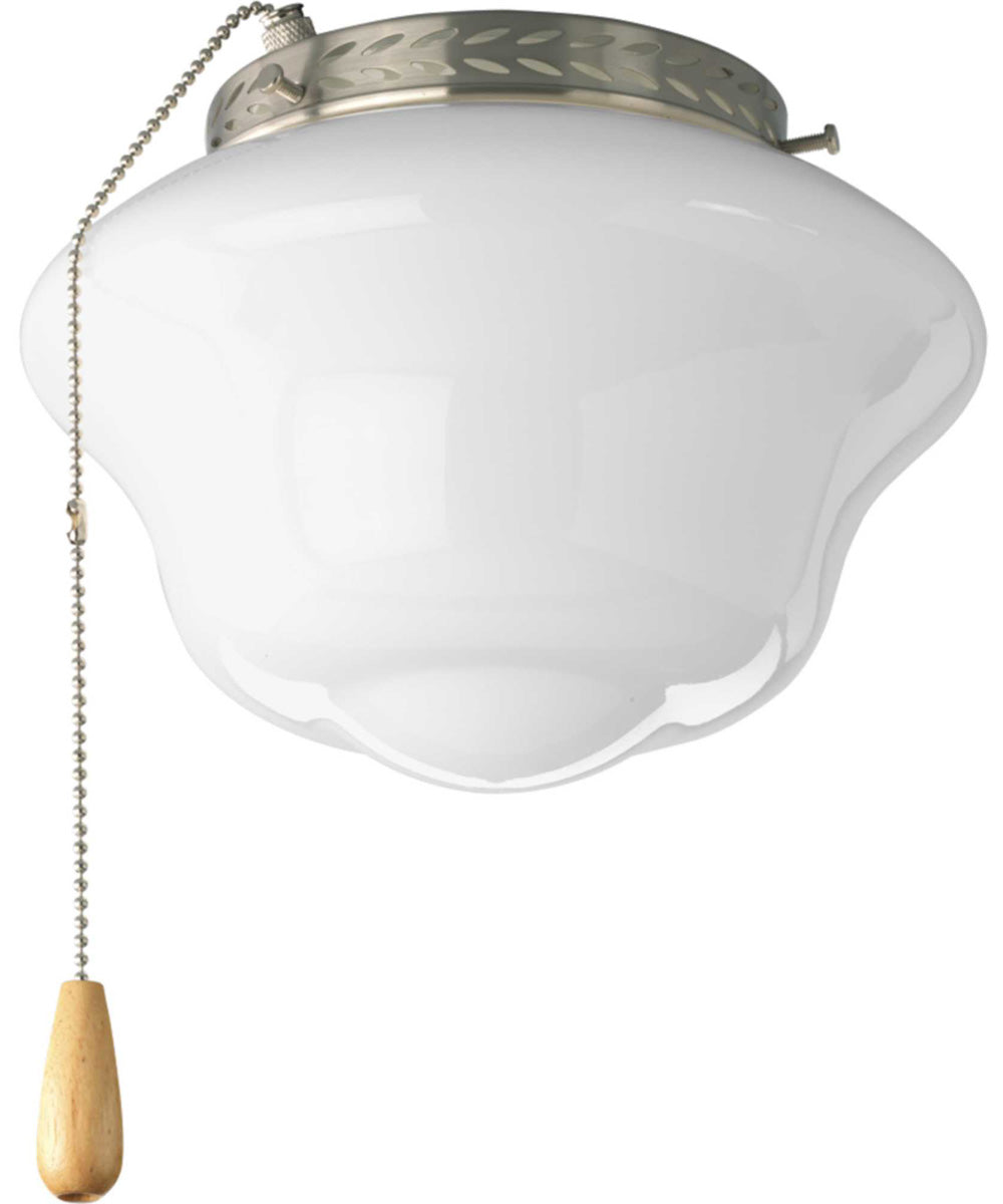 AirPro 1-Light Ceiling Fan Light Brushed Nickel