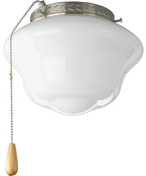 AirPro 1-Light Ceiling Fan Light Brushed Nickel