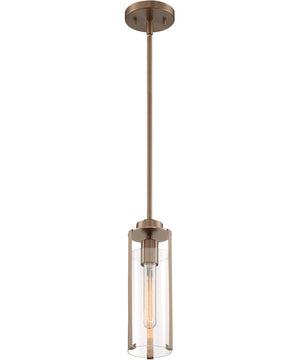 5"W Marina 1-Light Pendant Burnished Brass