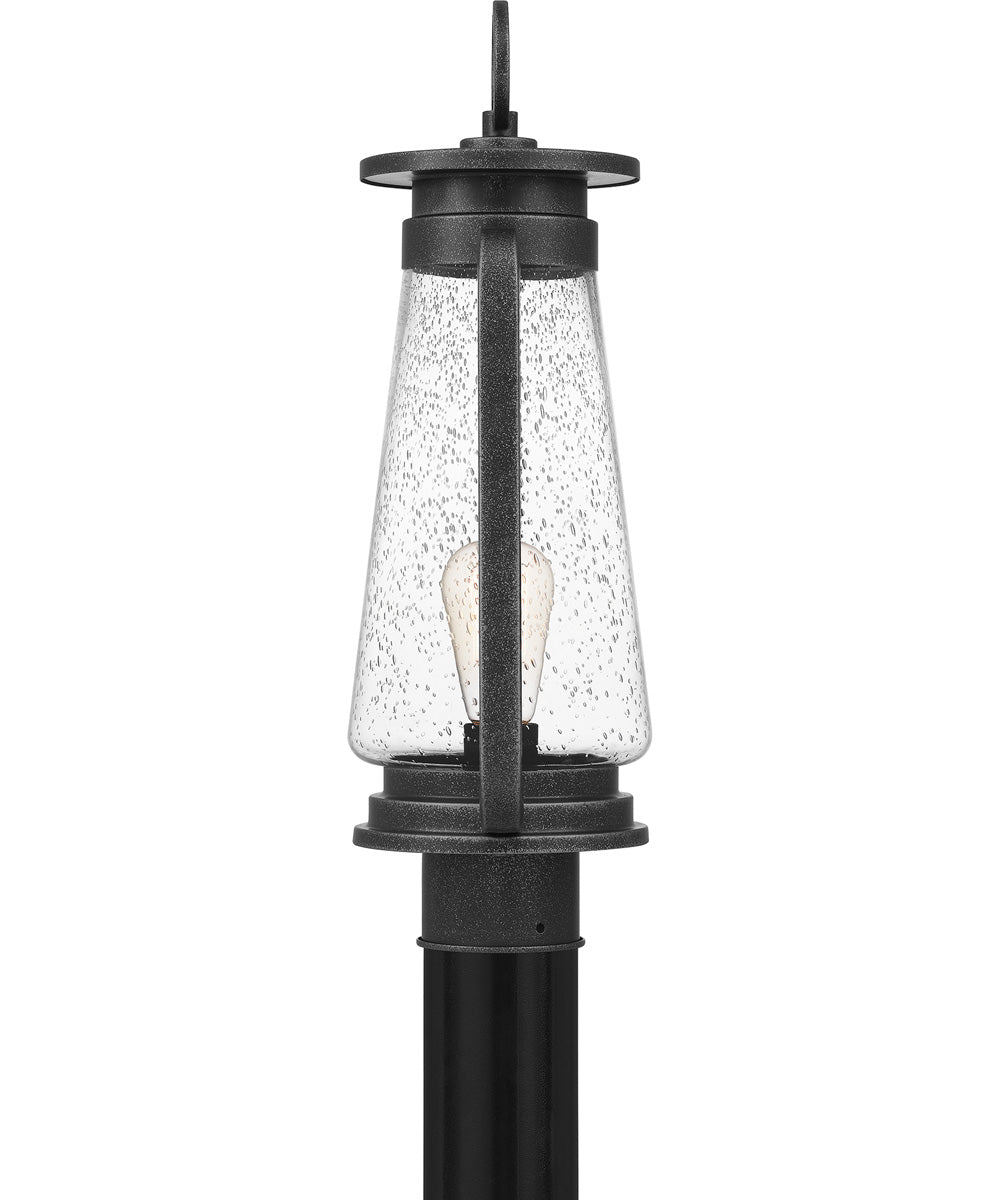 Sutton Large 1-light Outdoor Post Light Speckled Black