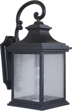 20"H Gentry 1-Light Medium Outdoor Wall Light Midnight
