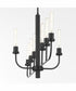Sheridan Chandelier Matte Black