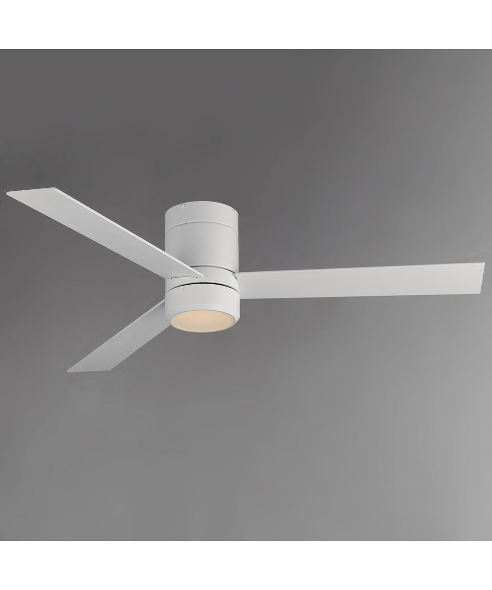Tanker 52 inch 3-Blade Hugger Fan w LED Light Kit Matte White