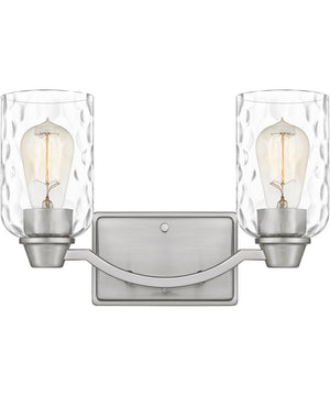 Acacia Medium 2-light Bath Light Brushed Nickel