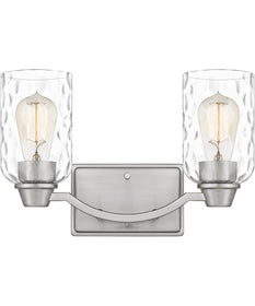 Acacia Medium 2-light Bath Light Brushed Nickel