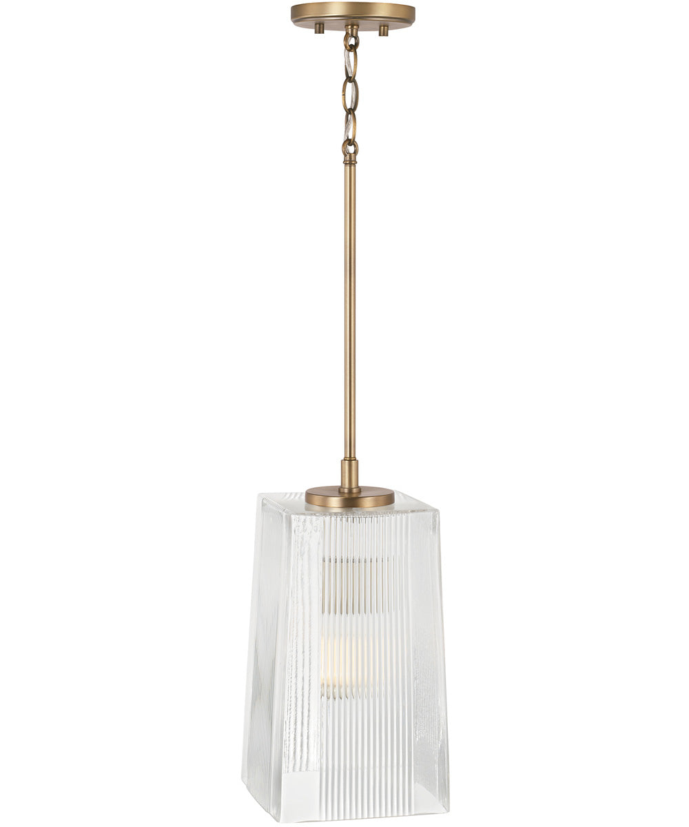 Lexi 1-Light Pendant Aged Brass