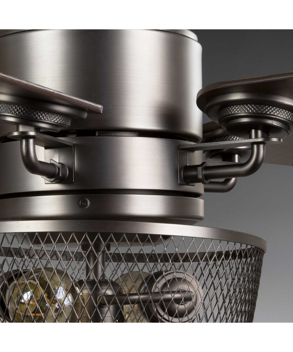 Greer 54" 5-Blade Ceiling Fan Antique Nickel