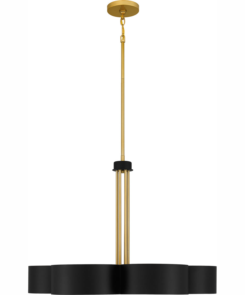 Balsam 6-light Chandelier Matte Black