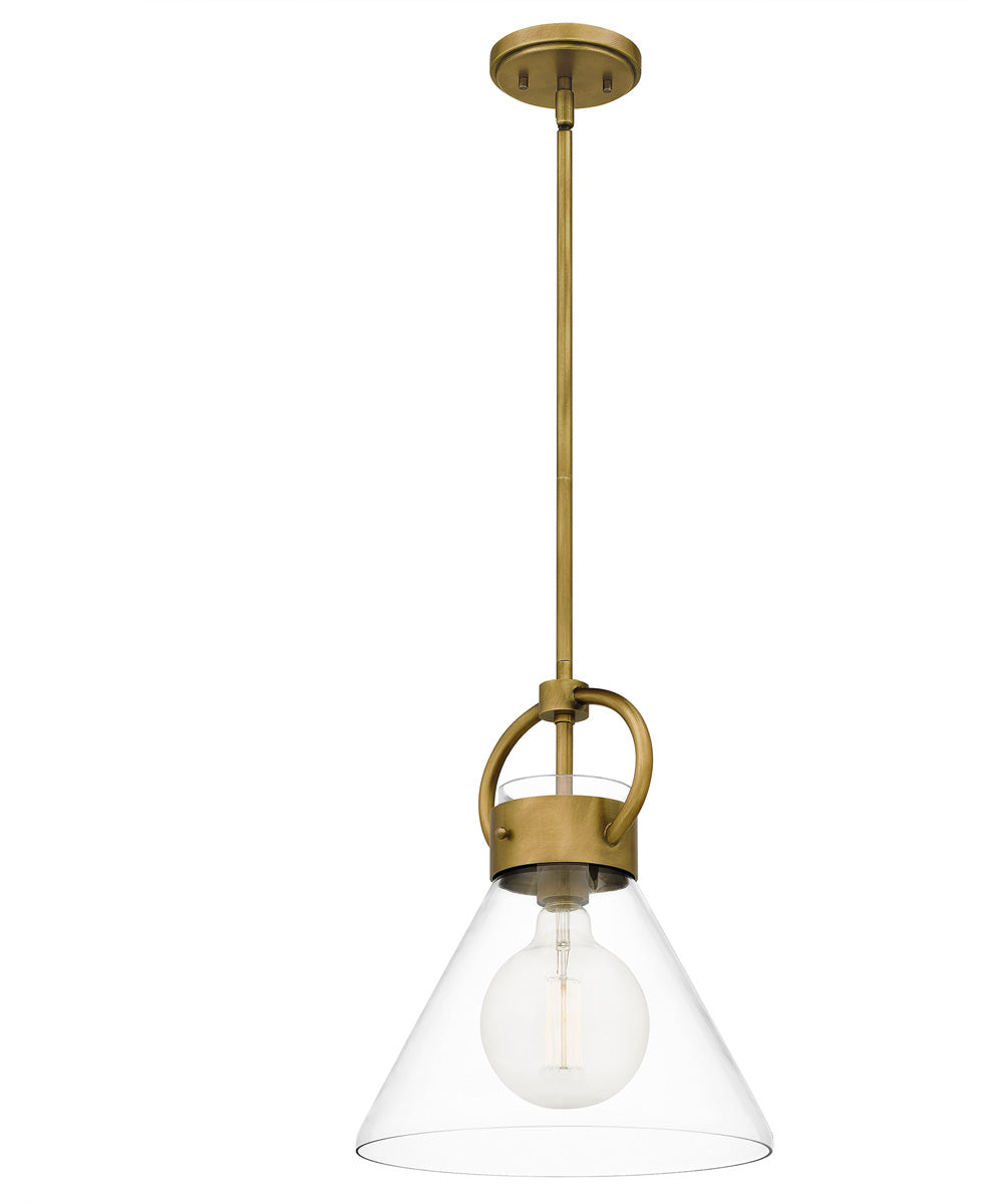Webster Small 1-light Mini Pendant Weathered Brass