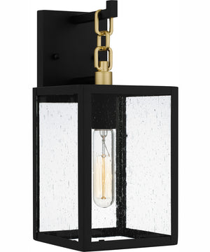 Anchorage Medium 1-light Outdoor Wall Light  Coastal Armour Steel Matte Black