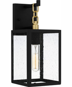 Anchorage Medium 1-light Outdoor Wall Light  Coastal Armour Steel Matte Black