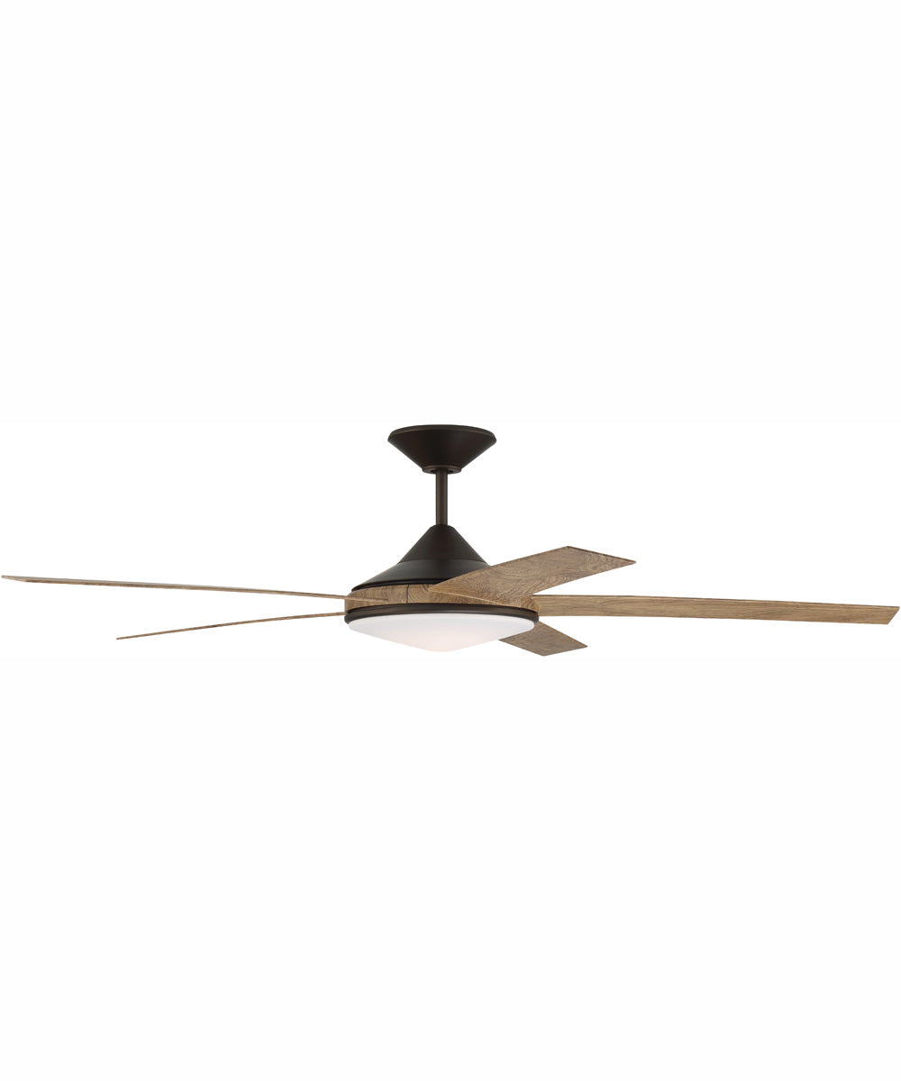 60" Delaney 1-Light Indoor/Outdoor Ceiling Fan Espresso