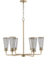 Abbott 6-Light Chandelier In Aged Brass