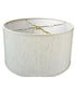 12"W x 6"H Textured Oatmeal  Shallow Drum Lampshade