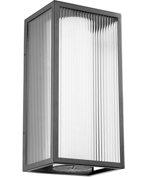 12"W Maestro 3-light LED Wall Mount Light Fixture Noir