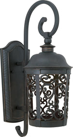 25"H Whisper Dark Sky LED 1-Light Outdoor Wall Lantern Bronze