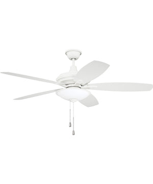 52" Jamison 1-Light LED Ceiling Fan (Blades Included) White