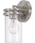 Fuller 1-Light Sconce Brushed Nickel