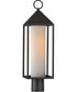 Aldous 1-Light Outdoor Post Mount Black