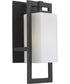 Jack 1-Light Small Wall Lantern Textured Black