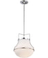 Valdora 1-Light Pendant Polished Nickel