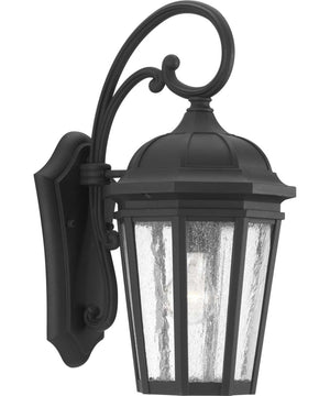 Verdae 1-Light Medium Wall-Lantern Textured Black