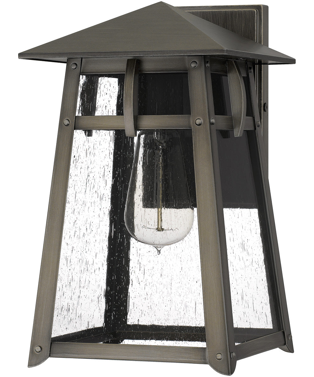 Merle Medium 1-light Outdoor Wall Light  Coastal Armour Aluminum Burnished Bronze