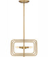 Dupree 4-light Pendant Brushed Weathered Brass