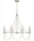 Brigitta 8-light Chandelier Brushed Nickel