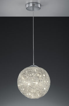 16"W Thunder LED Pendant Aluminum
