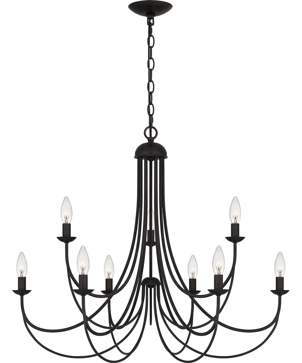Mirren 9-light Chandelier Imperial Bronze