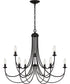 Mirren 9-light Chandelier Imperial Bronze