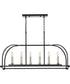 Seneca 6-Light Linear Chandelier Matte Black