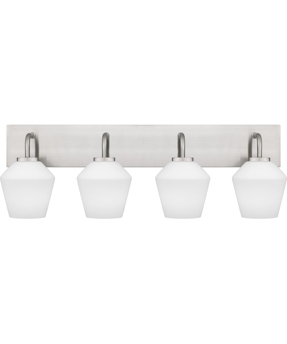 Nielson Extra Large 4-light Bath Light Brushed Nickel