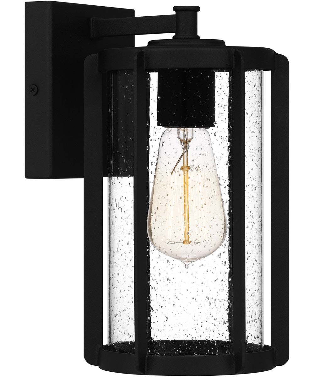 Hazel Small 1-light Outdoor Wall Light  Coastal Armour Aluminum Earth Black